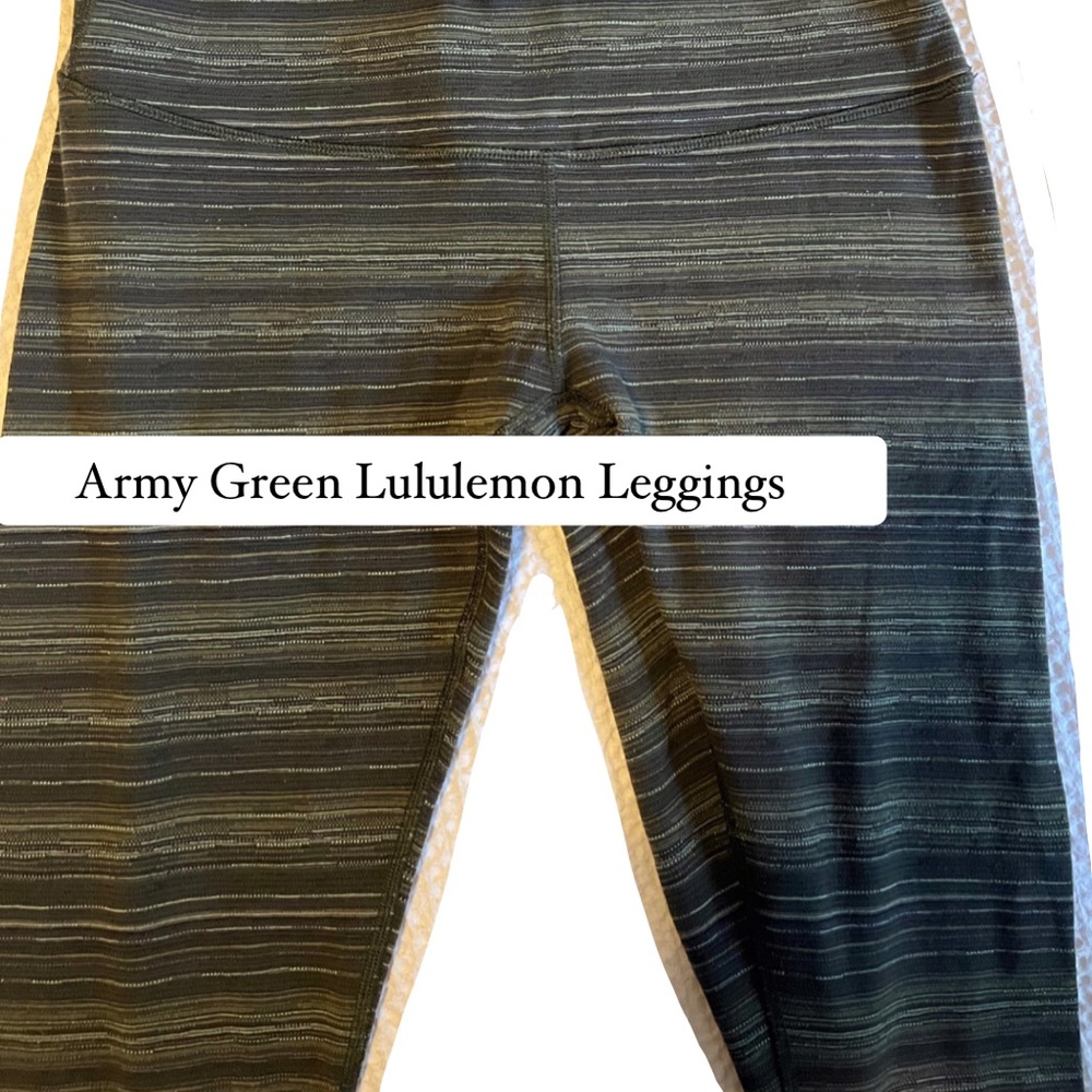 GREEN LULU LEGGINGS
